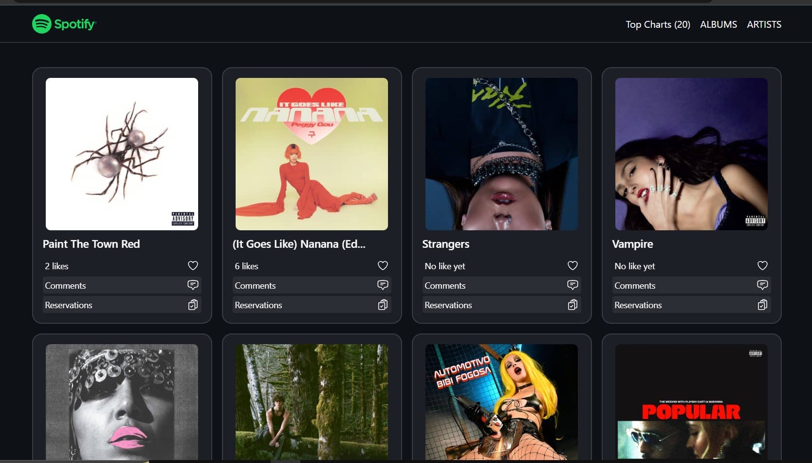 Music Tracks is a dynamic and immersive music website built with React, offering an all-encompassing experience for music enthusiasts. Dive into a world of melodies, rhythms, and beats with this feature-rich platform designed to enhance your music journey. With its sleek interface and intuitive navigation, users can easily like, comment, and reserve music albums.