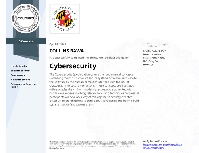 Cybersecurity